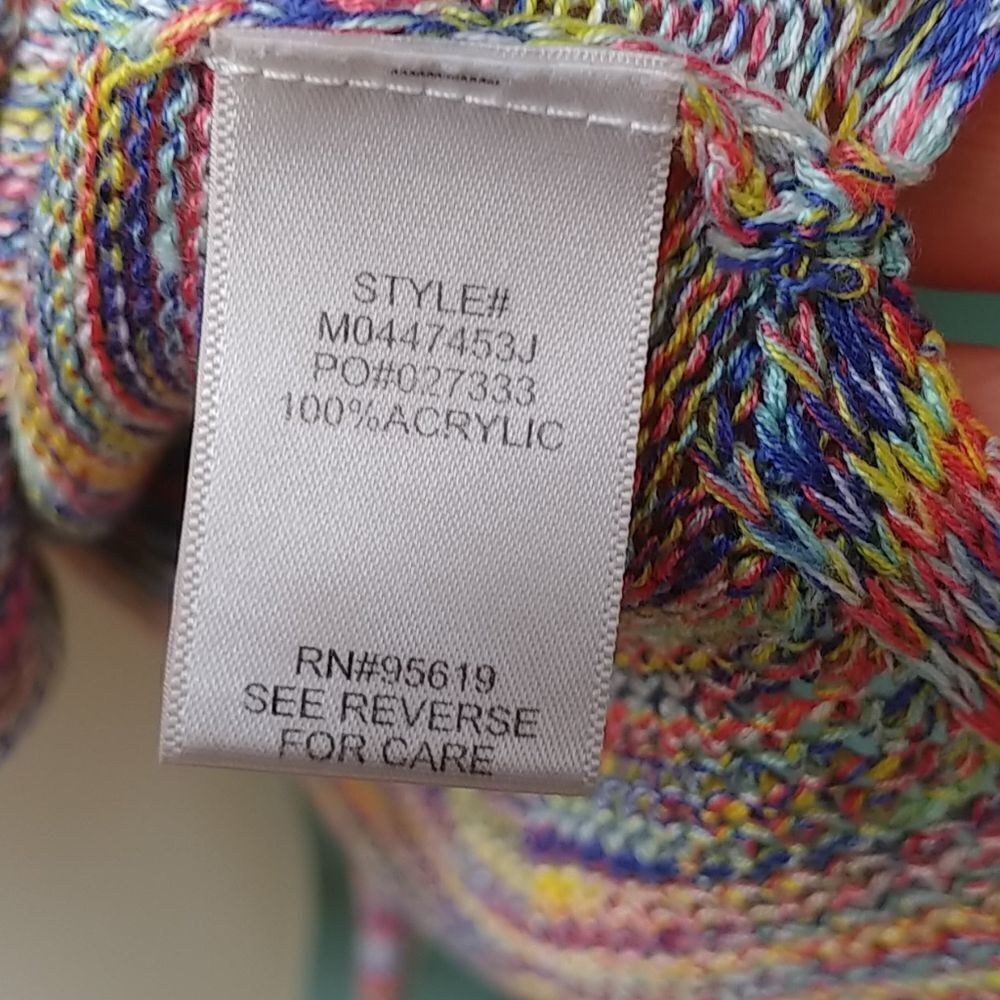 JohnPaulRichard Colorful Crochet Sweater - Picture 7 of 8